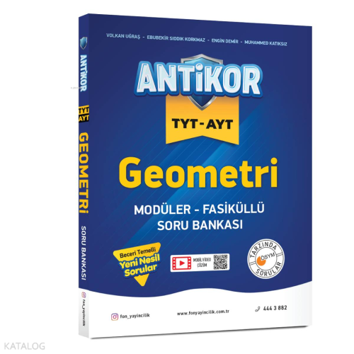 Antikor Tyt-Ayt Geometri Soru Bankası