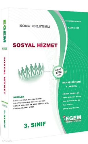 AÖF 3. Sınıf Sosyal Hizmet Bahar Dönemi 6. Yarıyıl Konu Anlatımlı Soru