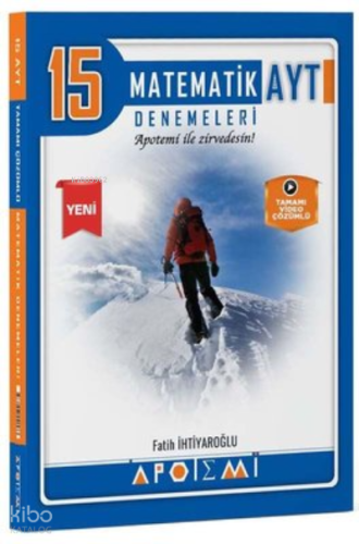 Apotemi Yayınları AYT Deneme 15'li Matematik | Kolektif | Apotemi Yayı