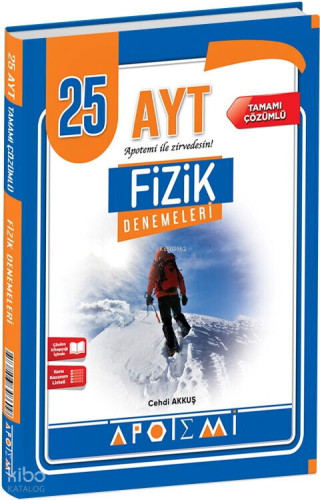 Apotemi Yayınları AYT Fizik 25 Deneme | Cehdi Akkuş | Apotemi Yayınlar