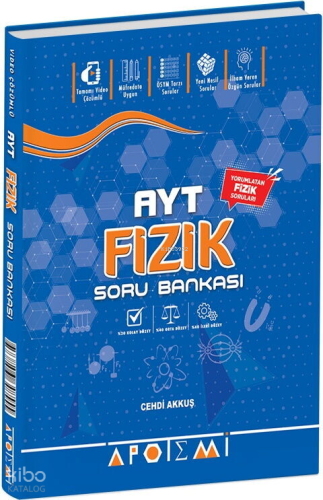 Apotemi Yayınları AYT Fizik Soru Bankası | Cehdi Akkuş | Apotemi Yayın