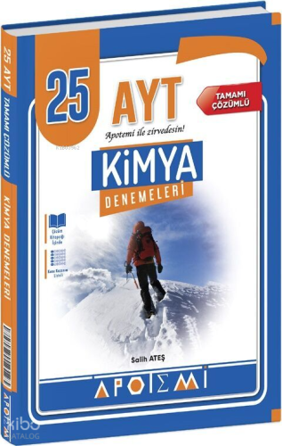 Apotemi Yayınları AYT Kimya 25 li Deneme | Salih Ateş | Apotemi Yayınl
