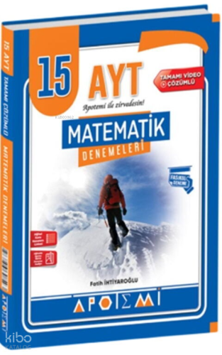 Apotemi Yayınları AYT Matematik 15 Çözümlü Deneme | Fatih İhtiyaroğlu 