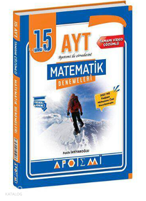 Apotemi Yks Ayt *Özel* Deneme 15 Li Matematik
