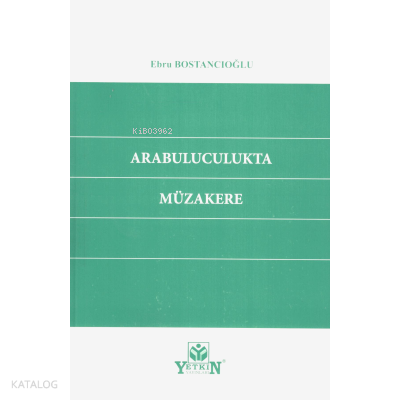 Arabuluculukta Müzakere