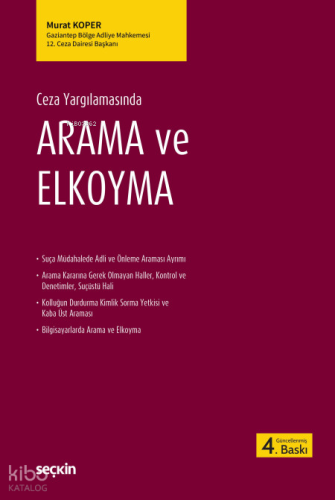 Arama ve Elkoyma (Ciltli)