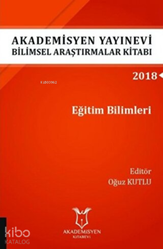 Araştırmalar Kitabı: Eğitim Bilimleri