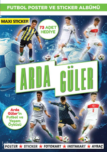 Arda Güler Poster ve Sticker Albümü 004 | Kolektif | Maxi Yayıncılık