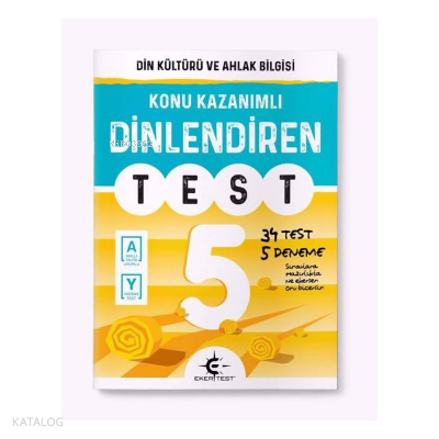 Arı Yayıncılık 5.Sınıf Dinlendiren Test | Kolektif | Arı Yayıncılık (H
