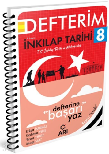 Arı Yayıncılık 8. Sınıf Akıllı İnkılap Tarihi Defteri
