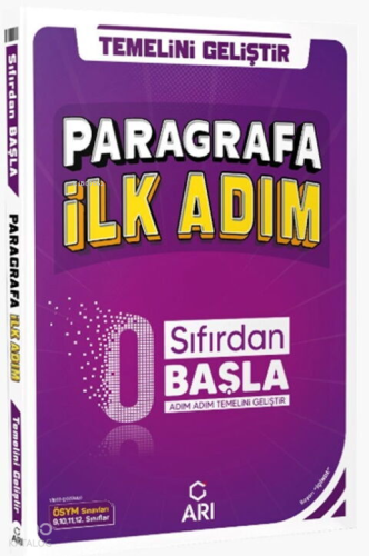 Arı Yayınları 0 Sıfırdan Başla Paragrafa İlk Adım | Kolektif | Arı Yay