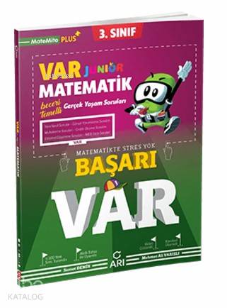 Arı Yayınları 3. Sınıf Matematik Junior VAR Soru Bankası Arı