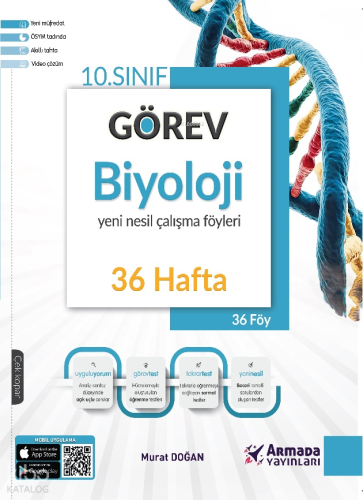 Armada Yayınları 10. Sınıf Görev Biyoloji Yeni Nesil Çalışma Föyleri