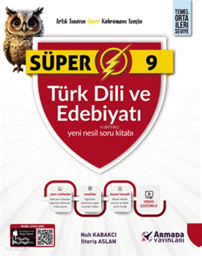 Armada Yayınları 9.Sınıf Süper Edebiyatı Yeni Nesil Soru Kitabı