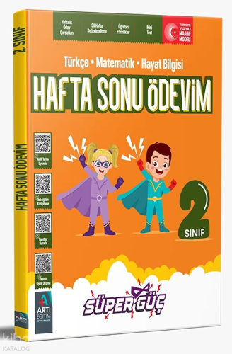 Artı Eğitim 2. Sınıf Hafta Sonu Ödevim | Kolektif | Artı Eğitim Yayınl