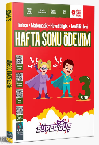 Artı Eğitim 3. Sınıf Hafta Sonu Ödevim | Kolektif | Artı Eğitim Yayınl
