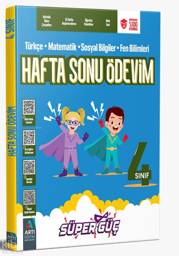 Artı Eğitim 4. Sınıf Hafta Sonu Ödevim | Kolektif | Artı Eğitim Yayınl