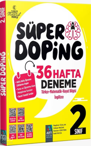 Artı Eğitim Yayınları 2.Sınıf Süper Doping 36 Hafta Deneme | Kolektif 