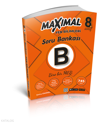 Artı Zeka 	 8. Sınıf Fen Bilimleri Maximal Bire Bir MEB Soru Bankası -B-
