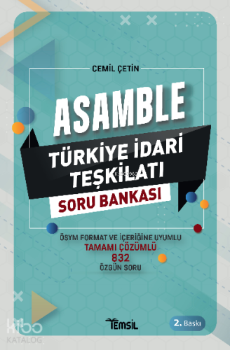 Asamble Türkiye İdari Teşkilatı;Çözümlü Soru Bankası