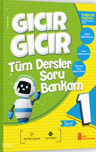 Ata Yayıncılık 1. Sınıf Gıcır Gıcır Tüm Dersler Soru Bankam | Kolektif