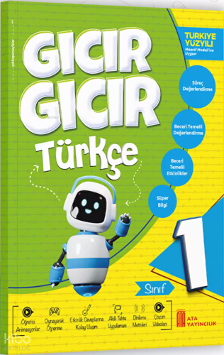 Ata Yayıncılık 1. Sınıf Gıcır Gıcır Türkçe | Kolektif | Ata Yayıncılık