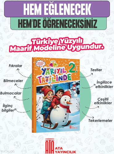 Ata Yayıncılık 2. Sınıf Ata Yarıyıl Tatilinde