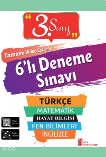 Ata Yayıncılık 3. Sınıf 6'Lı Deneme Sınavı