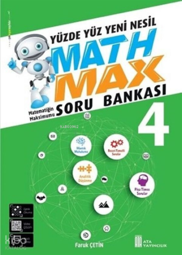 Ata Yayıncılık 4. Sınıf Math-Max Beceri Temelli Matematik Soru Bankası