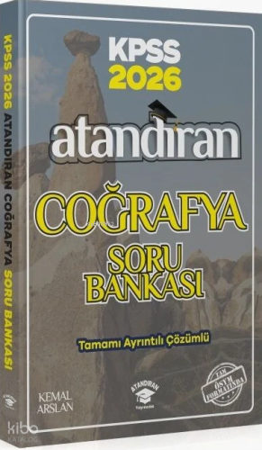 Atandıran 2026 KPSS Coğrafya Soru Bankası Çözümlü - Kemal Arslan | Kem