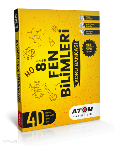 Atom 8.Sınıf Fen Bilimleri SB (A.Tahta Uyumlu-Video Çözümü )