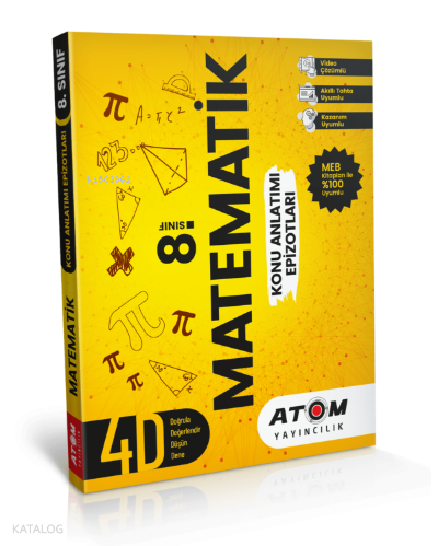 Atom 8.Sınıf Matematik Epizot KAı (A.Tahta Uyumlu-Video Çözümü )