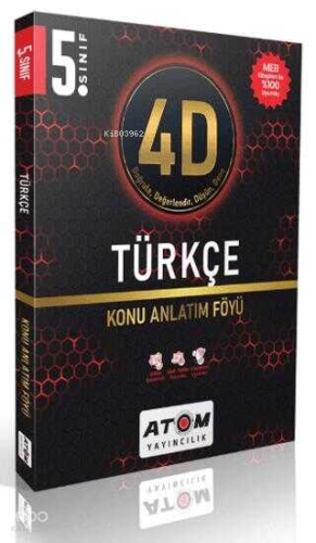 Atom Yayınları 5. Sınıf Türkçe Konu Anlatım