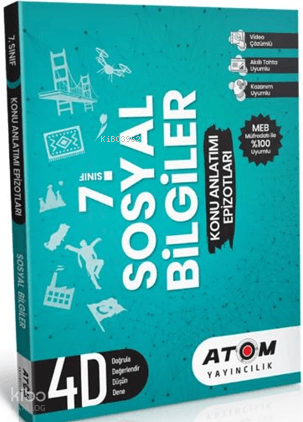 Atom Yayınları 7. Sınıf Sosyal Bilgiler Konu Anlatımı | Kolektif | Ato