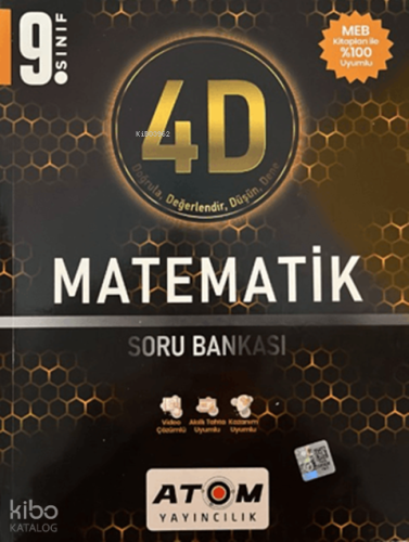 Atom Yayınları 9. Sınıf Matematik Soru Bankası | Kolektif | Atom Yayın