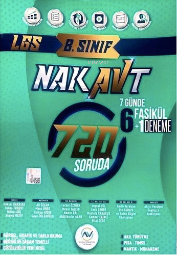 Av 8.Sınıf Av Tam Tekrar Nakavt (Dilbilgisiz) - 2021 | Kolektif | Av Y