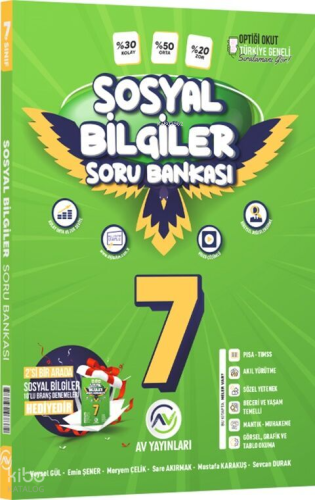 Av Yayınları 7. Sınıf Sosyal Bilgiler Soru Bankası
