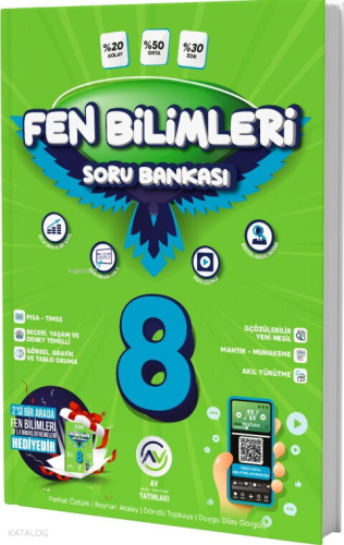 Av Yayınları 8. Sınıf Fen Bilimleri Soru Bankası | Ferhat Öztürk | Av 