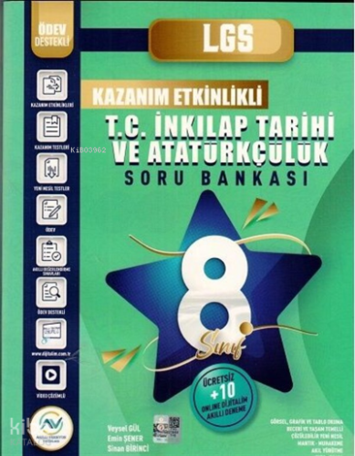 Av Yayınları 8.Sınıf Kazanım Etkinlikli S.B. İnk.Tarihi | Kolektif | A