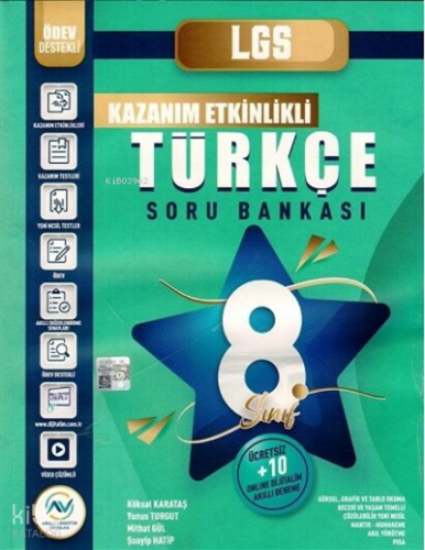 Av Yayınları 8.Sınıf Kazanım Etkinlikli S.B. Türkçe | Kolektif | Av Ya