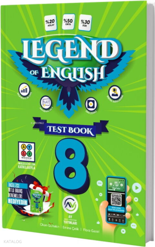 Av Yayınları 8. Sınıf Legend Of English Test Book | Kolektif | Av Yayı