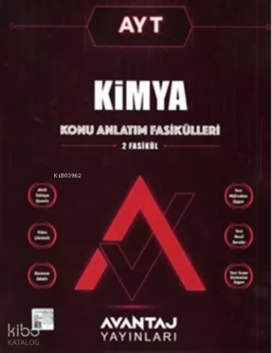 Avantaj Yayınları AYT Kimya Konu Anlatım Fasikülleri