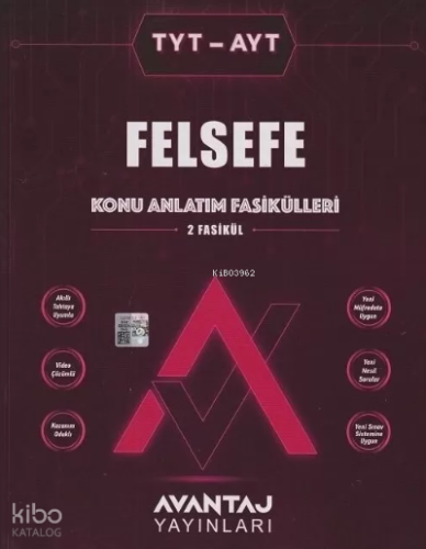 Avantaj Yayınları TYT/AYT Felsefe Konu Anlatım Fasikülleri