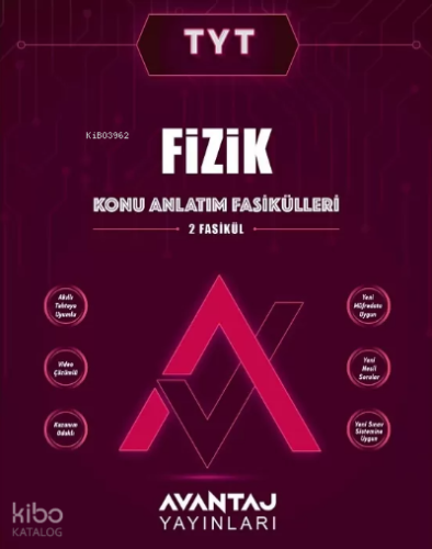 Avantaj Yayınları TYT Fizik Konu Anlatım Fasikülleri