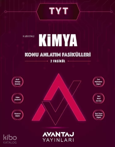 Avantaj Yayınları TYT Kimya Konu Anlatım Fasikülleri