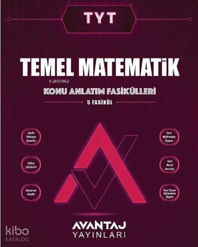 Avantaj Yayınları TYT Temel Matematik Konu Anlatım Fasikülleri