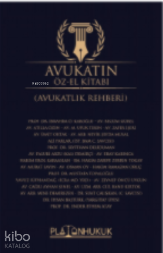 Avukatın Özel El Kitabı