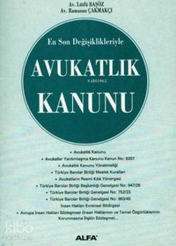 Avukatlık Kanunu