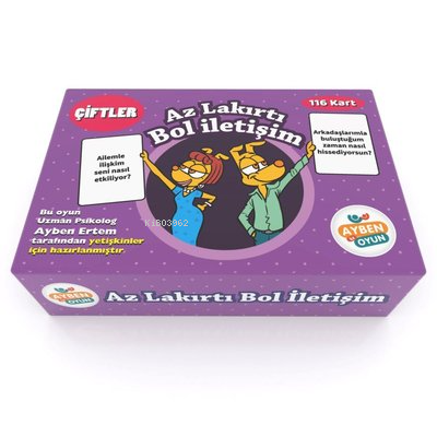 Aybino Az Lakırtı Bol İletişim Çiftler Eğitici Kartlar