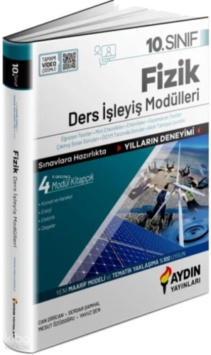 Aydın Yayınları 10. Sınıf Fizik Ders İşleyiş Modülleri | Can Dirican |